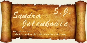 Sandra Jelenković vizit kartica